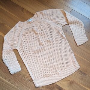 Club Monaco Light Peach Knit Sweater